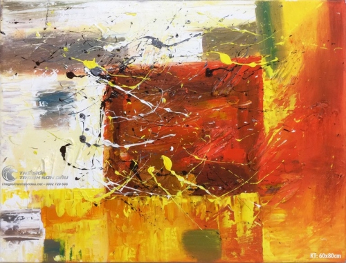 Tranh Trừu Tượng Ô Vuông