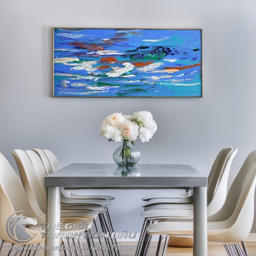 Tranh Trừu Tượng Sóng Biển