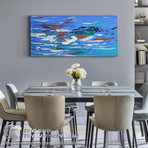 Tranh Trừu Tượng Sóng Biển