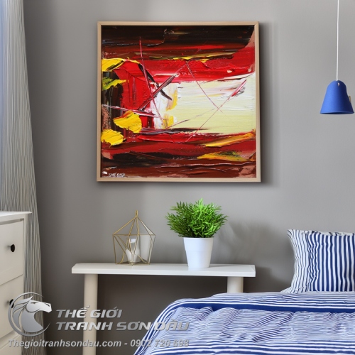 Tranh Trừu Tượng Vết Cắt Số Ba