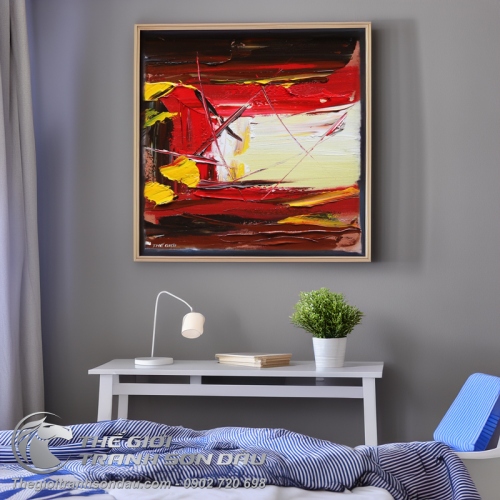 Tranh Trừu Tượng Vết Cắt Số Ba