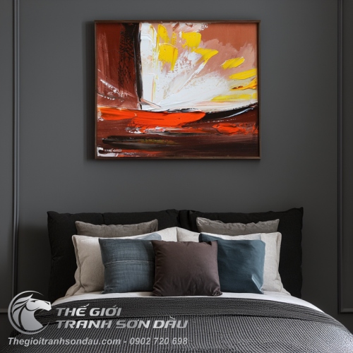 Tranh Trừu Tượng Vết Cắt Số Bảy