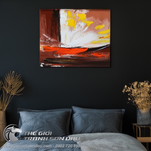 Tranh Trừu Tượng Vết Cắt Số Bảy