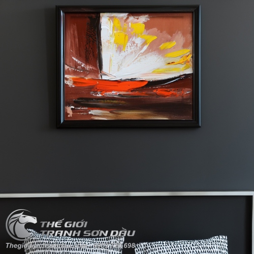 Tranh Trừu Tượng Vết Cắt Số Bảy