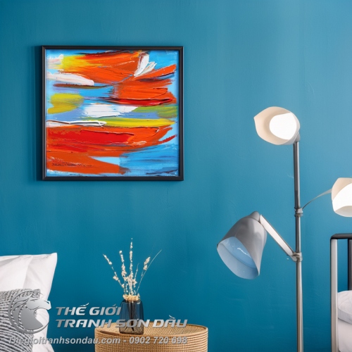 Tranh Trừu Tượng Vết Cắt Số Mười