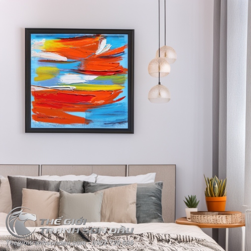 Tranh Trừu Tượng Vết Cắt Số Mười