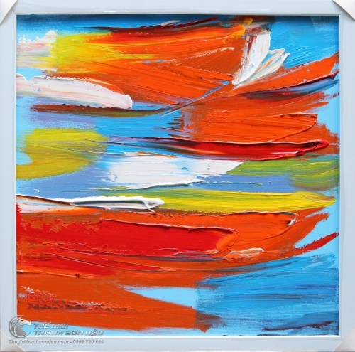 Tranh Trừu Tượng Vết Cắt Số Mười