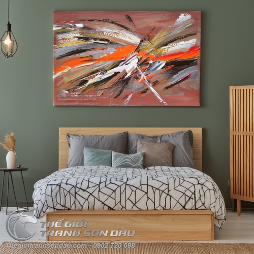 Tranh Trừu Tượng Vệt Màu Số Bảy