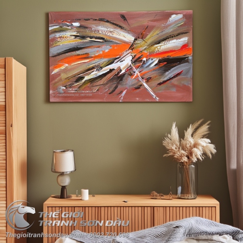 Tranh Trừu Tượng Vệt Màu Số Bảy