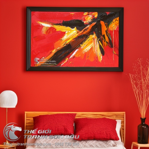 Tranh Trừu Tượng Vệt Màu Số Năm