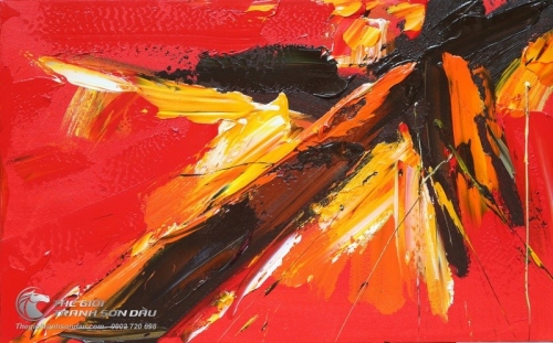 Tranh Trừu Tượng Vệt Màu Số Năm