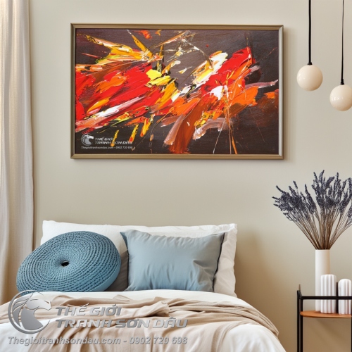 Tranh Trừu Tượng Vệt Màu Số Tám