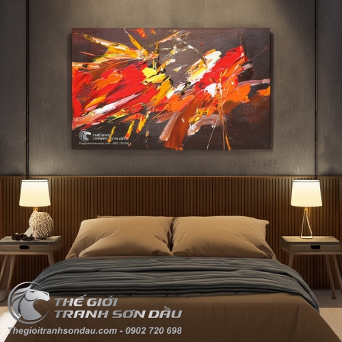 Tranh Trừu Tượng Vệt Màu Số Tám