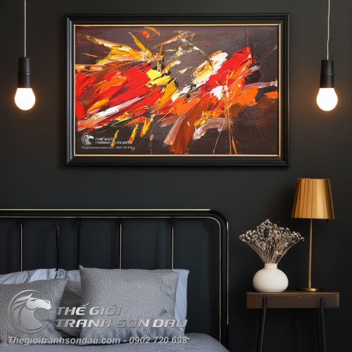 Tranh Trừu Tượng Vệt Màu Số Tám