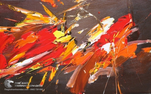 Tranh Trừu Tượng Vệt Màu Số Tám