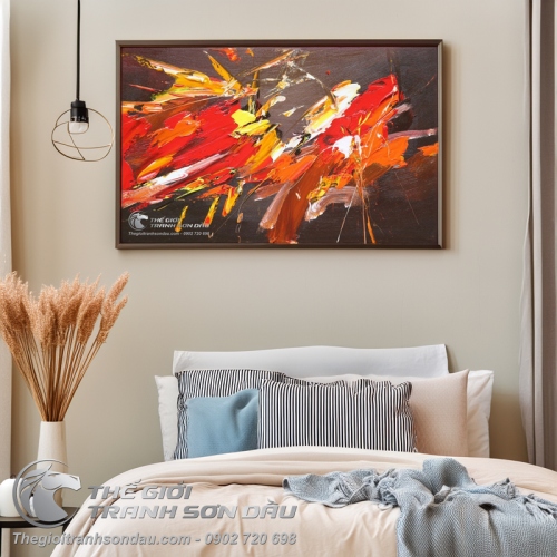 Tranh Trừu Tượng Vệt Màu Số Tám