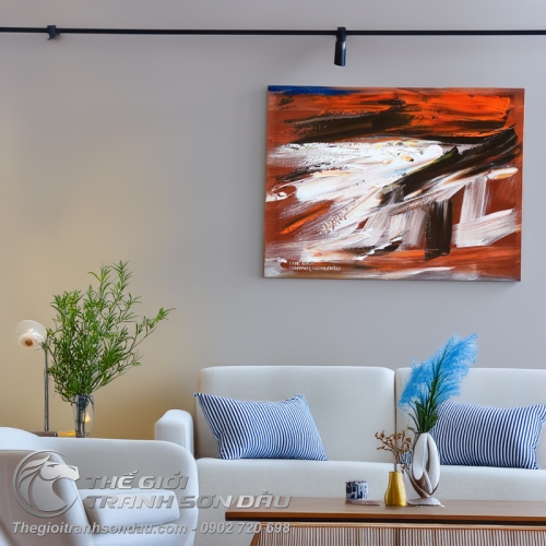 Tranh Trừu Tượng Vệt Phóng