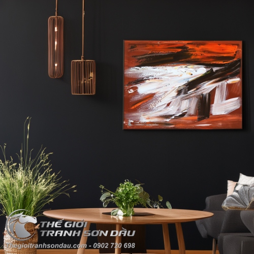 Tranh Trừu Tượng Vệt Phóng