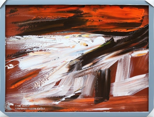 Tranh Trừu Tượng Vệt Phóng