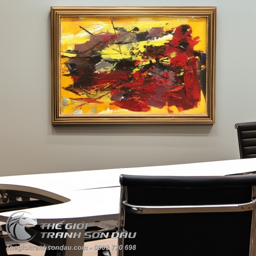 Tranh Trừu Tượng Xúc Cảm Màu Sắc