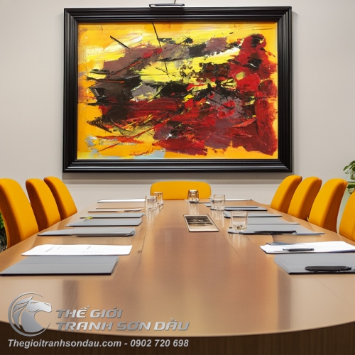 Tranh Trừu Tượng Xúc Cảm Màu Sắc