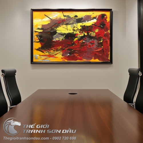 Tranh Trừu Tượng Xúc Cảm Màu Sắc