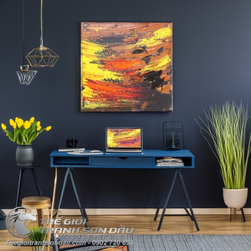 Tranh Trừu Tượng Xúc Cảm Số Chín