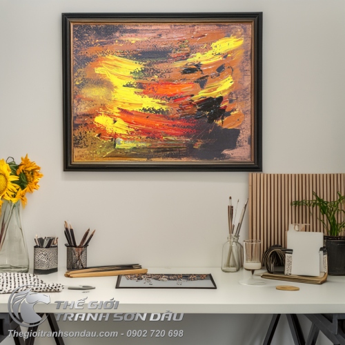 Tranh Trừu Tượng Xúc Cảm Số Chín