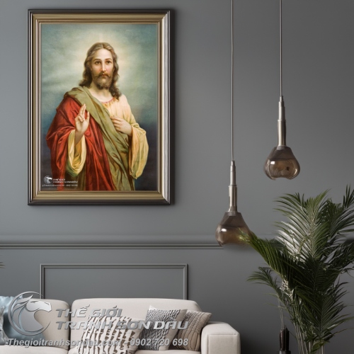 Tranh Vẽ Chúa Jesu Ngôi Ba Thiên Chúa