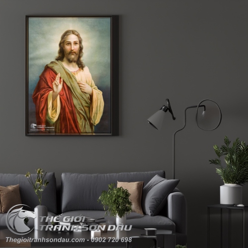 Tranh Vẽ Chúa Jesu Ngôi Ba Thiên Chúa