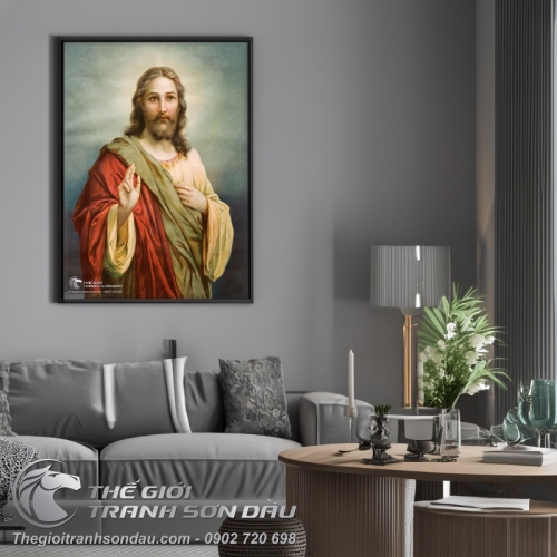 Tranh Vẽ Chúa Jesu Ngôi Ba Thiên Chúa