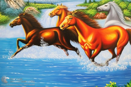 Tranh Vẽ Mã Đáo Thành Công