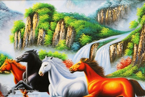 Tranh Vẽ Mã Đáo Thành Công