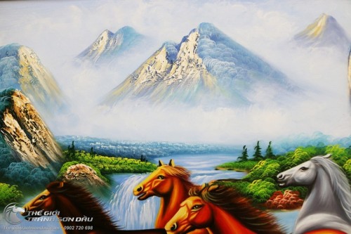 Tranh Vẽ Mã Đáo Thành Công