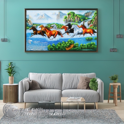 Tranh Vẽ Mã Đáo Thành Công