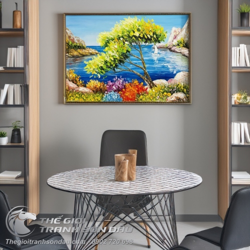 Tranh Vẽ Phong Cảnh Góc Nhìn Biển Khơi