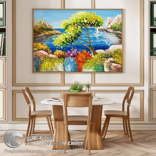 Tranh Vẽ Phong Cảnh Góc Nhìn Biển Khơi