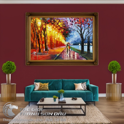 Tranh Vẽ Phong Cảnh Mùa Thu Nghệ Thuật