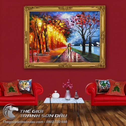 Tranh Vẽ Phong Cảnh Mùa Thu Nghệ Thuật