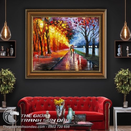 Tranh Vẽ Phong Cảnh Mùa Thu Nghệ Thuật
