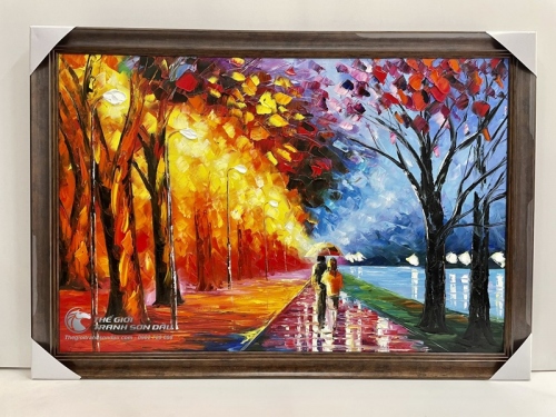 Tranh Vẽ Phong Cảnh Mùa Thu Nghệ Thuật