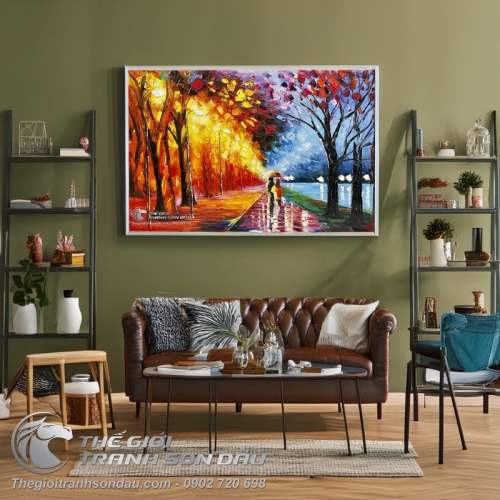 Tranh Vẽ Phong Cảnh Mùa Thu Nghệ Thuật