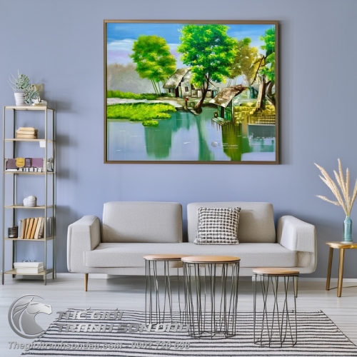 Tranh Vẽ Treo Tường Cuộc Sống Chốn Thôn Quê