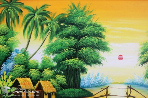 Tranh Vẽ Về Quê Hương Sông Nước