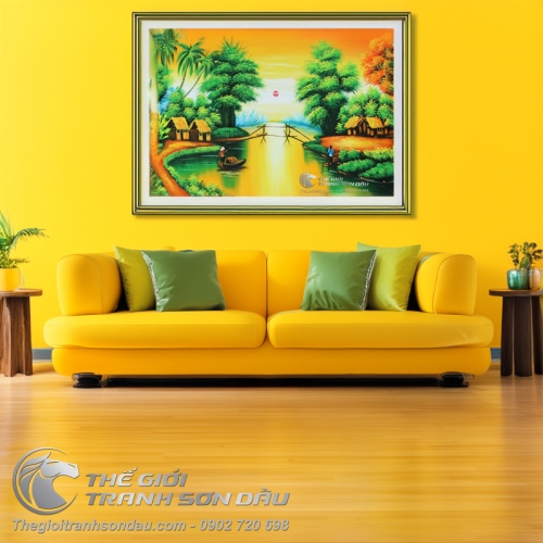 Tranh Vẽ Về Quê Hương Sông Nước