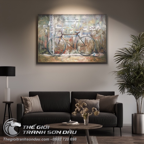 Tranh Xe Đạp Sườn Ngang