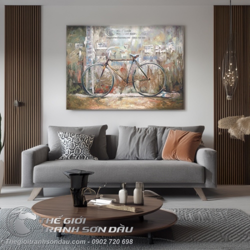 Tranh Xe Đạp Sườn Ngang