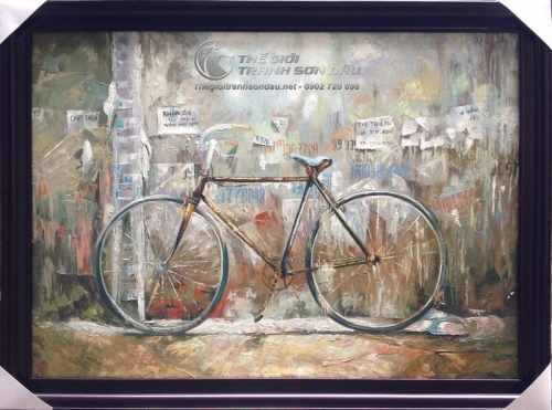 Tranh Xe Đạp Sườn Ngang