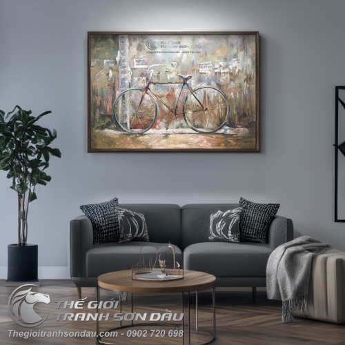 Tranh Xe Đạp Sườn Ngang
